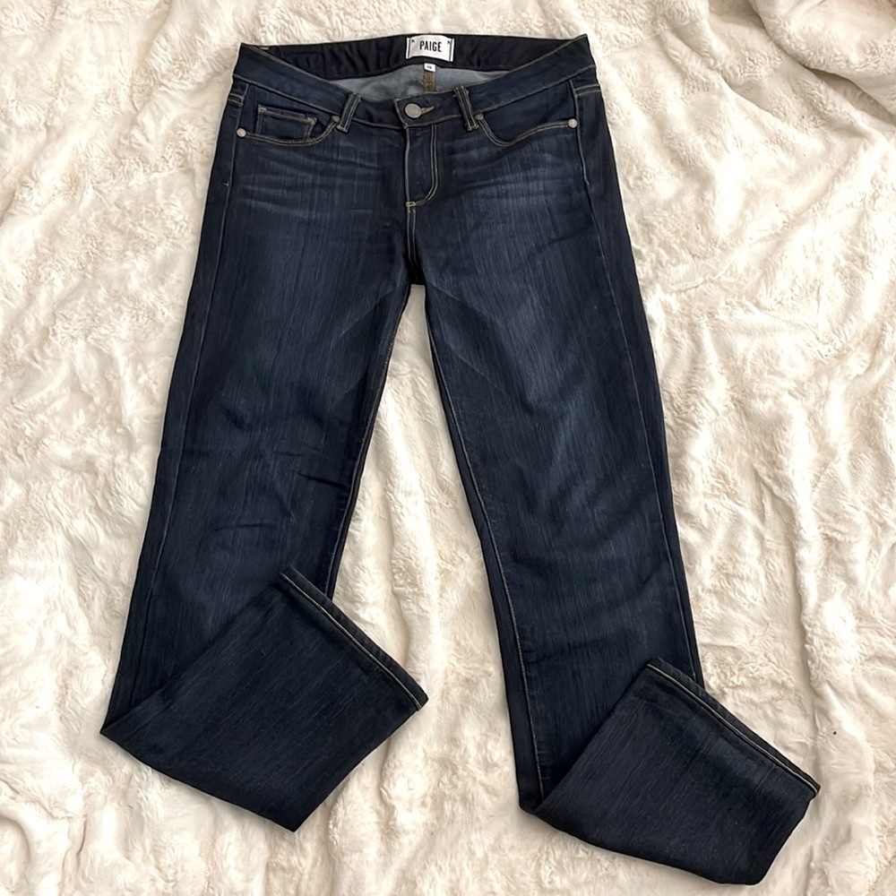 NWOT PAIGE “SKYLINE STRAIGHT” BOOTCUT JEANS - Picture 4 of 6